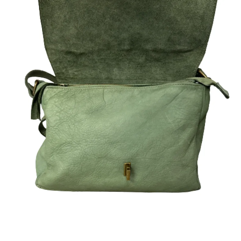 Handcrafted Bag In Smooth Washed Leather