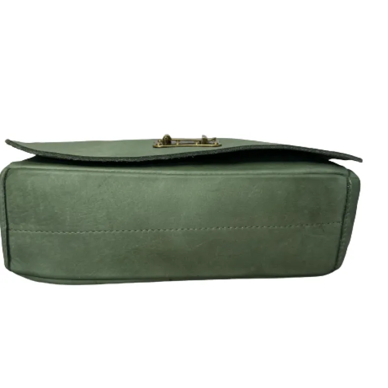 Handcrafted Bag In Smooth Washed Leather