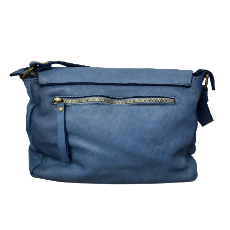 Handcrafted Bag In Smooth Washed Leather