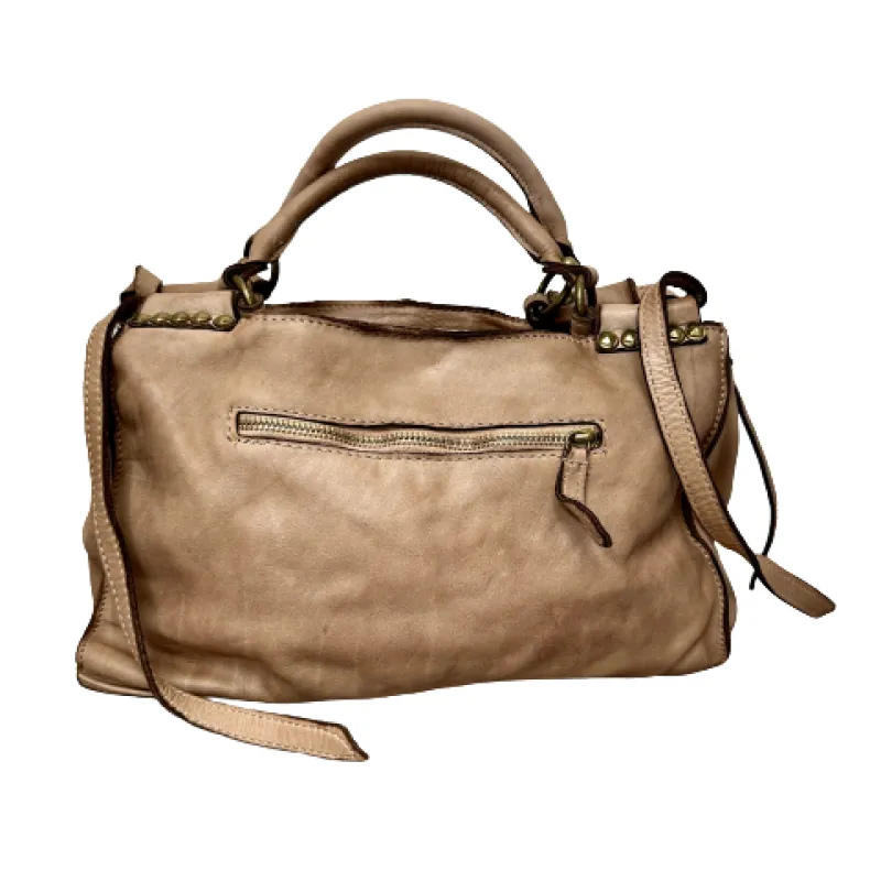 Handcrafted Bag With Brass Details