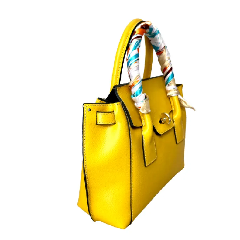 Handcrafted Bag With Twist Lock S