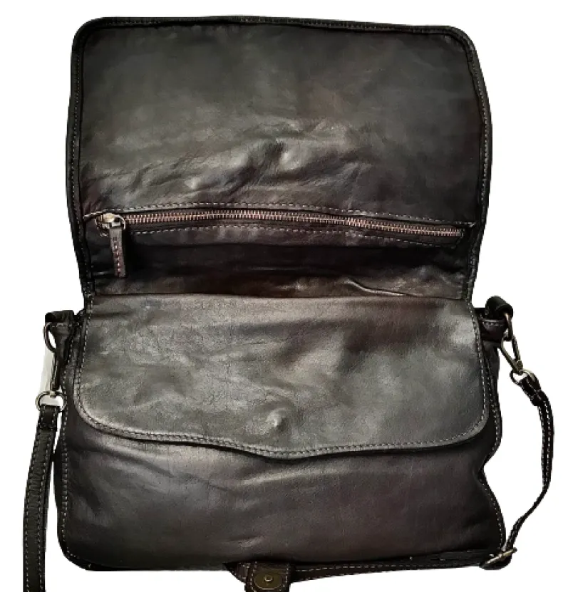 Handcrafted Bag With Woven Leather