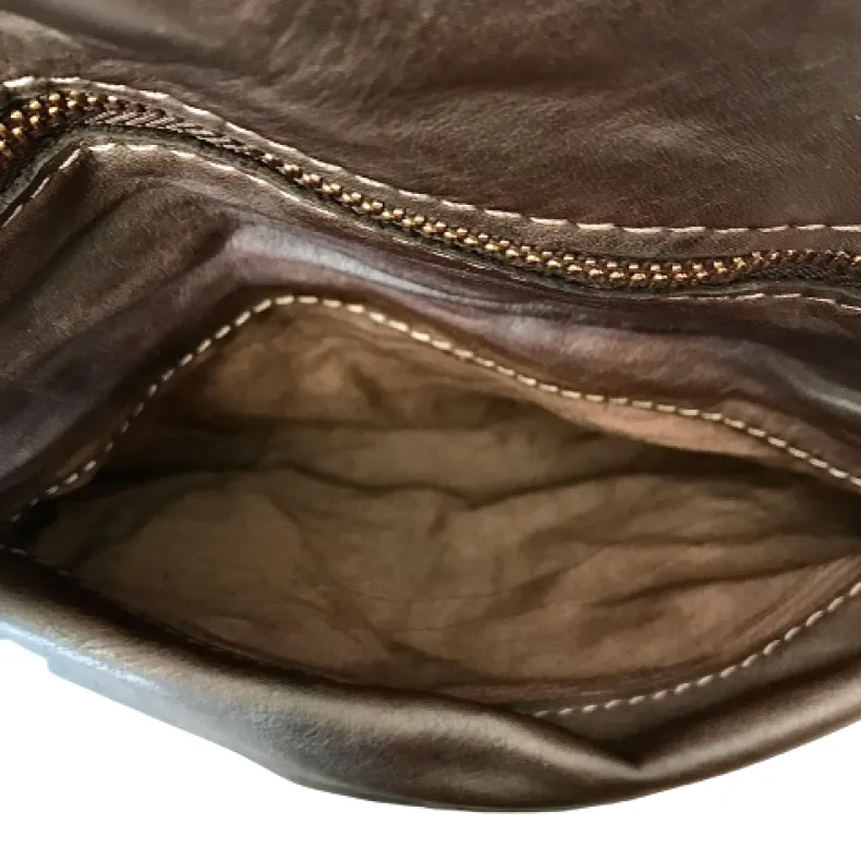 Handcrafted Bag With Woven Leather