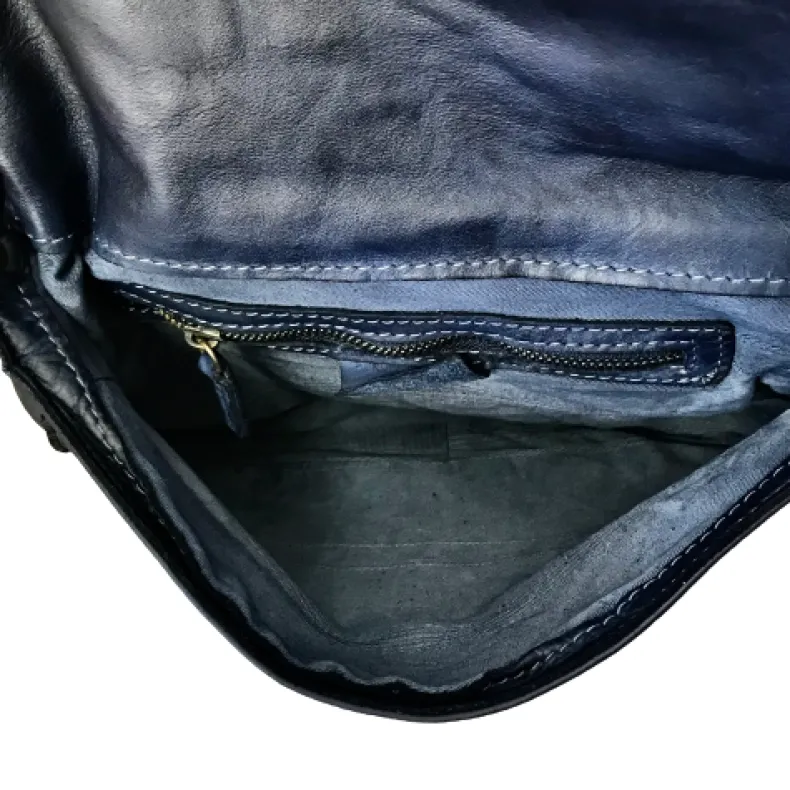 Handcrafted Bag With Woven Leather