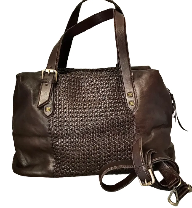 Handcrafted Bag With Weaving