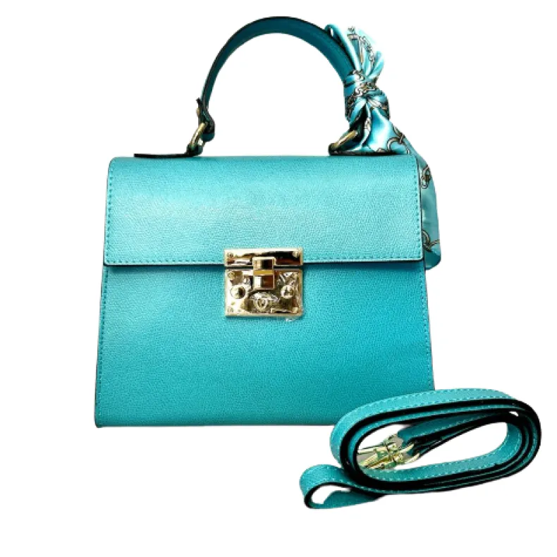 Handcrafted Bag With Buckle Closure