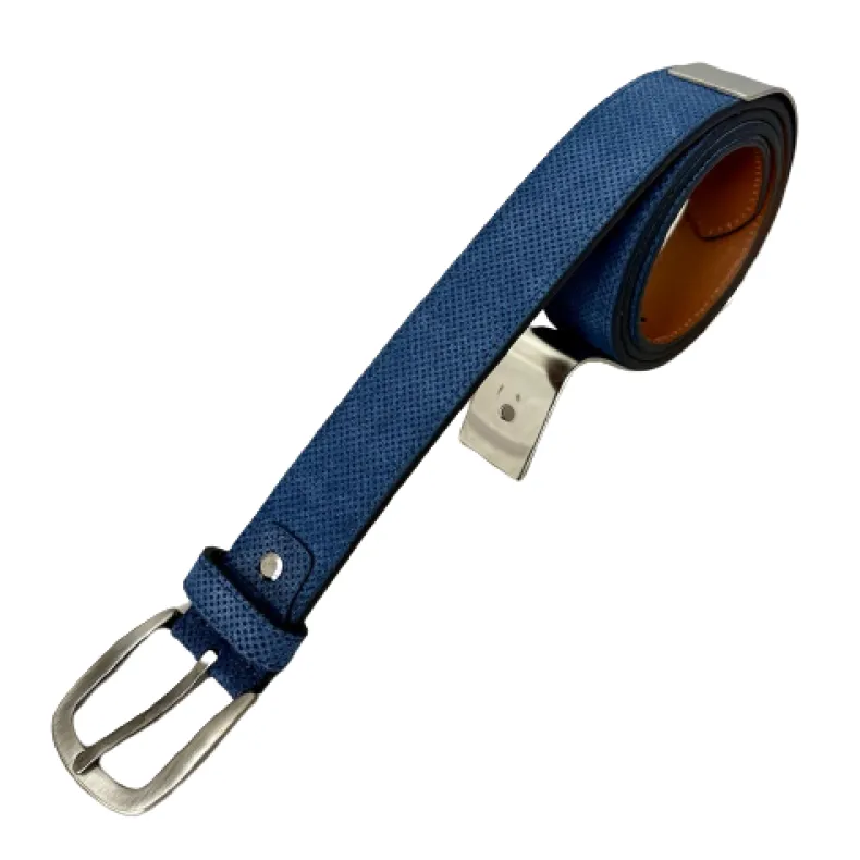 Handcrafted Belt In Speckled Nubuck 2067