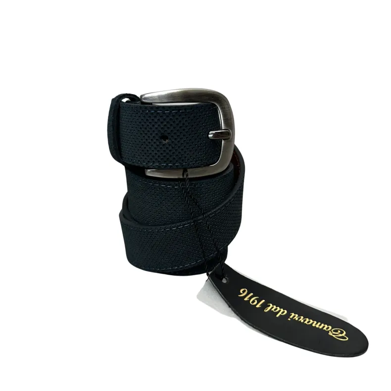 Handcrafted Belt In Speckled Nubuck 2067