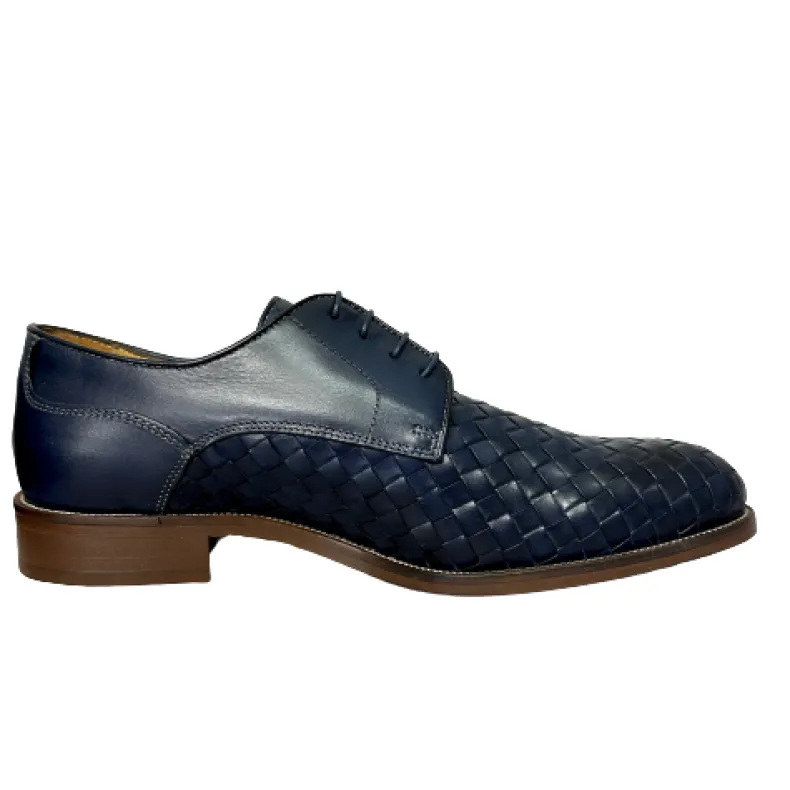 Handcrafted Braided Blue Lace-up