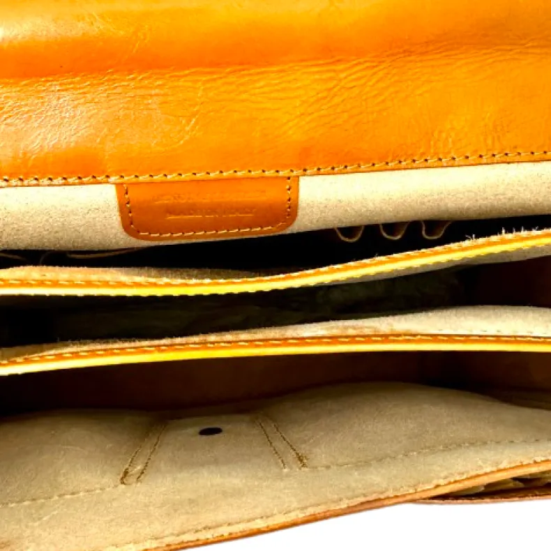 Handcrafted Briefcase With 3 Compartments