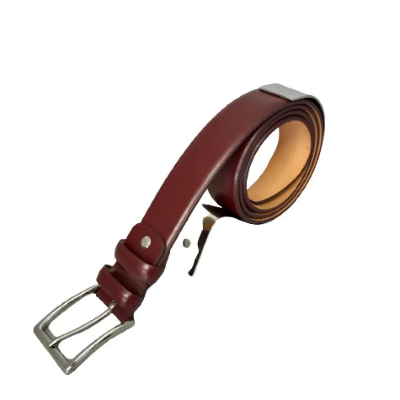 Handcrafted Burgundy Belt 1300