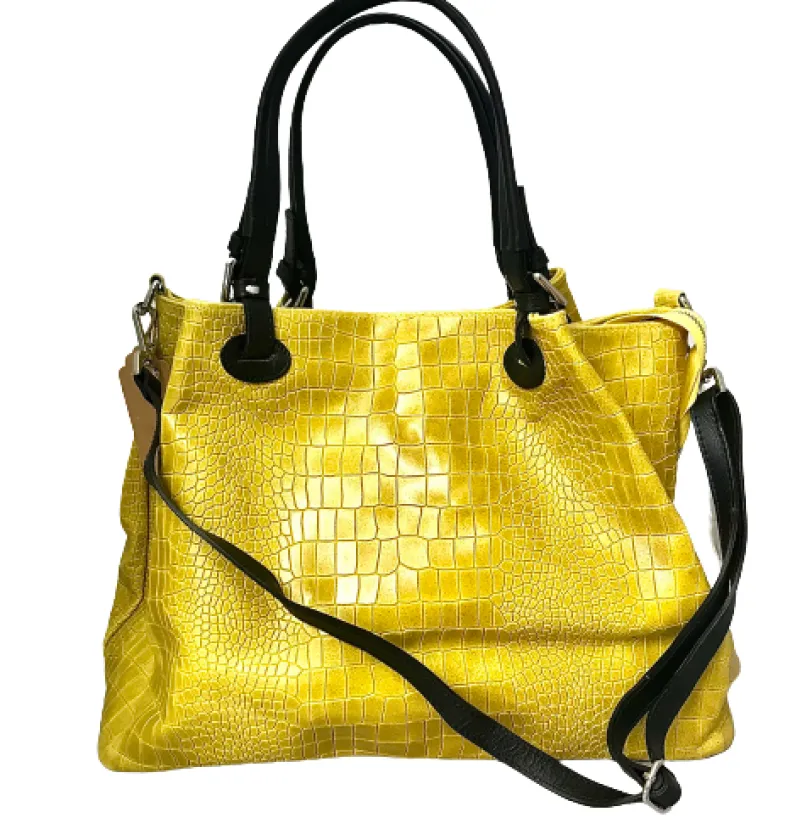 Handcrafted Crocodile Leather Bag