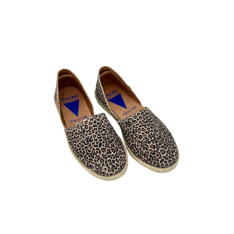 Handcrafted Espadrilles In Leopard Verbenas Suede