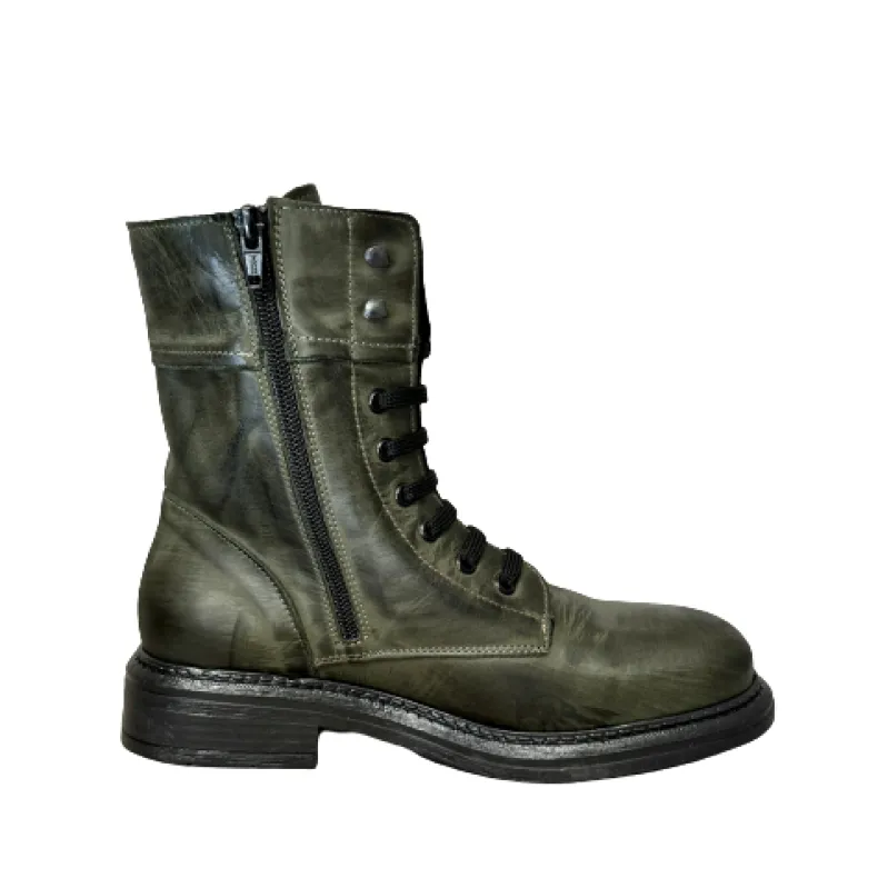 Handcrafted Green Brushed Amphibian