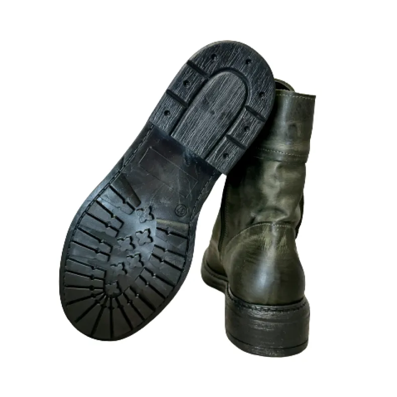 Handcrafted Green Brushed Amphibian