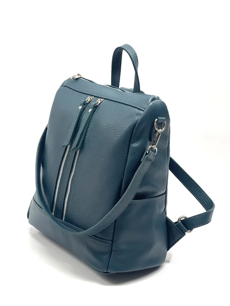 Handcrafted Leather Backpack With Handle