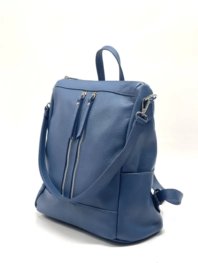 Handcrafted Leather Backpack With Handle