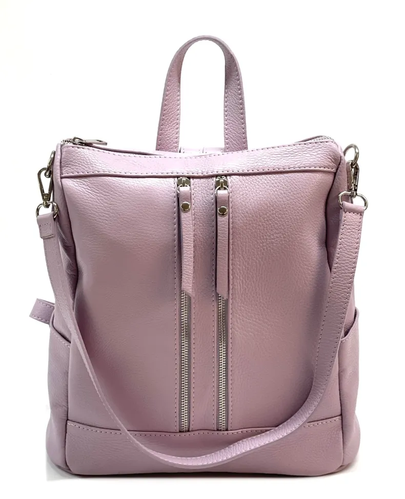 Handcrafted Leather Backpack With Handle