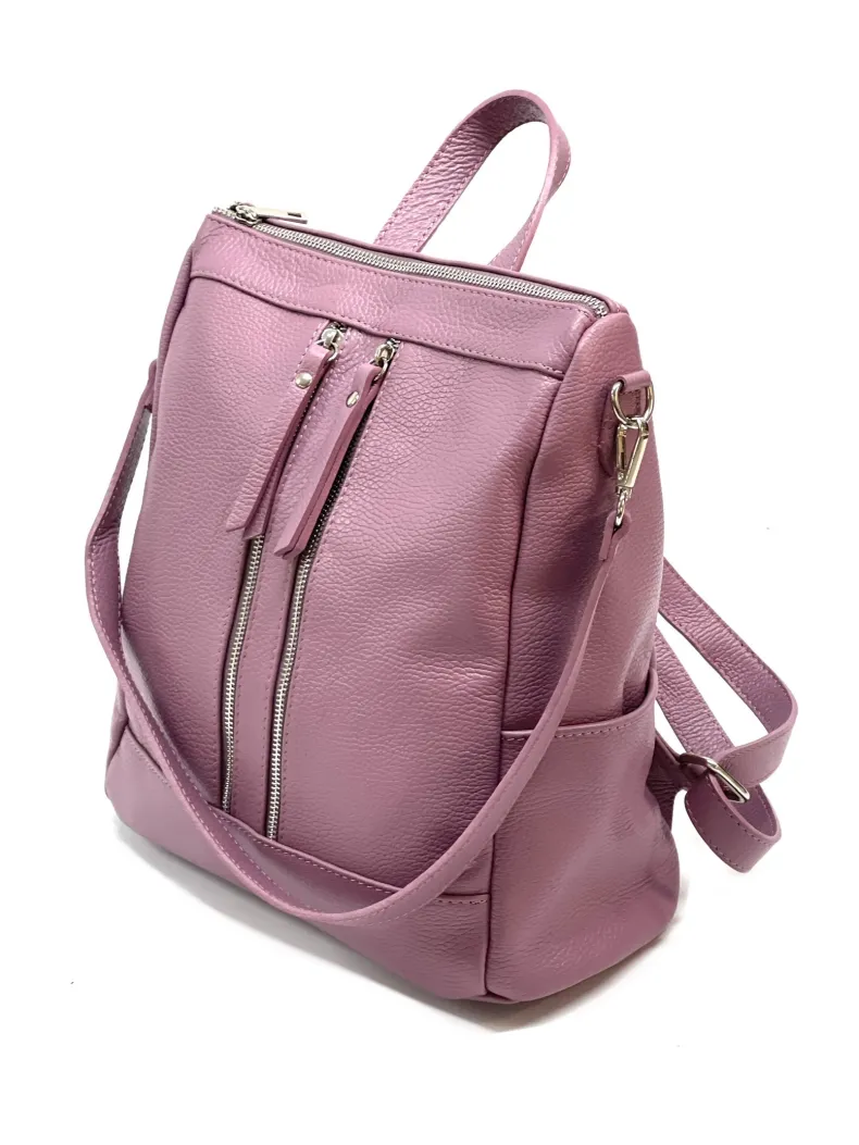 Handcrafted Leather Backpack With Handle