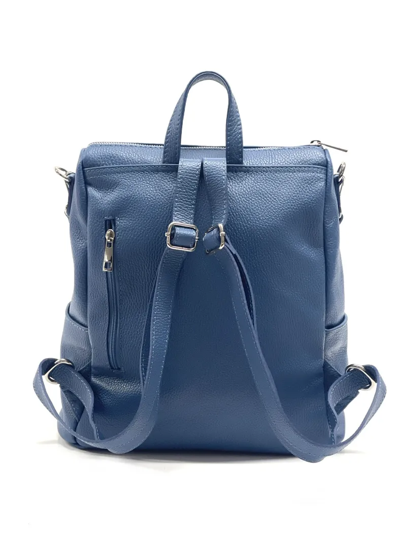 Handcrafted Leather Backpack With Handle