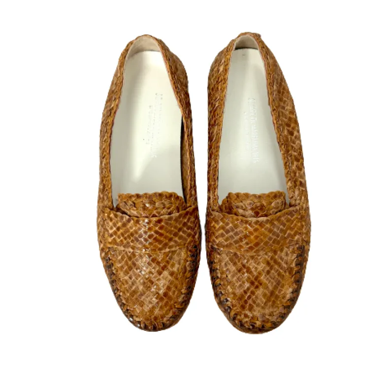 Handcrafted Moccasin In Woven Leather