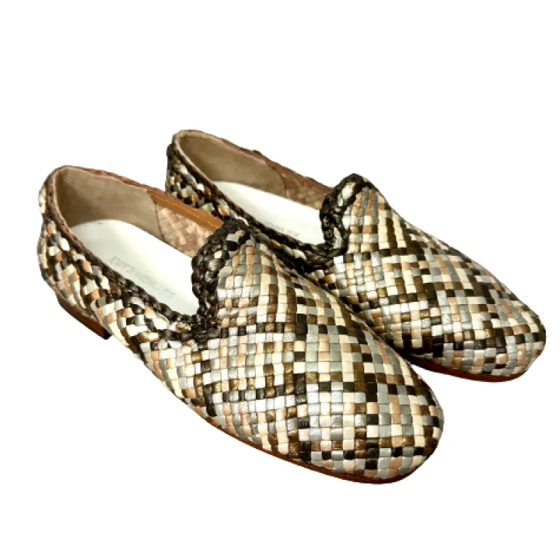 Handcrafted Moccasin In Woven Leather