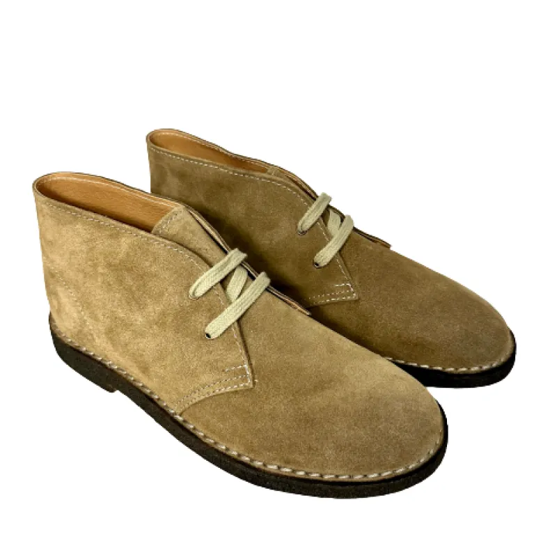 Handcrafted Turtledove Ankle Boot With Leather Interior