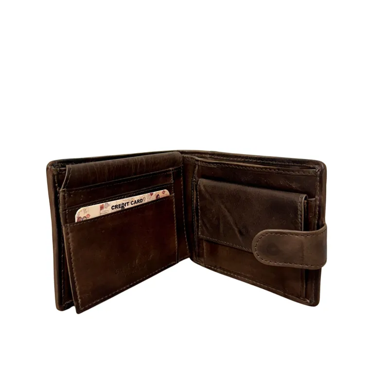 Handcrafted Woven Wallet With Button