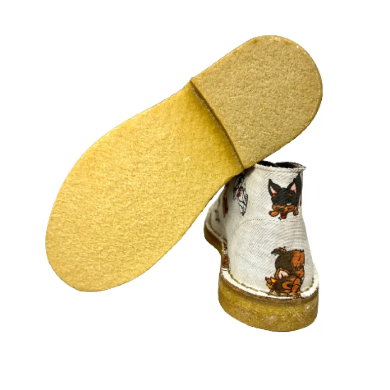 Handmade Ankle Boot Dogs