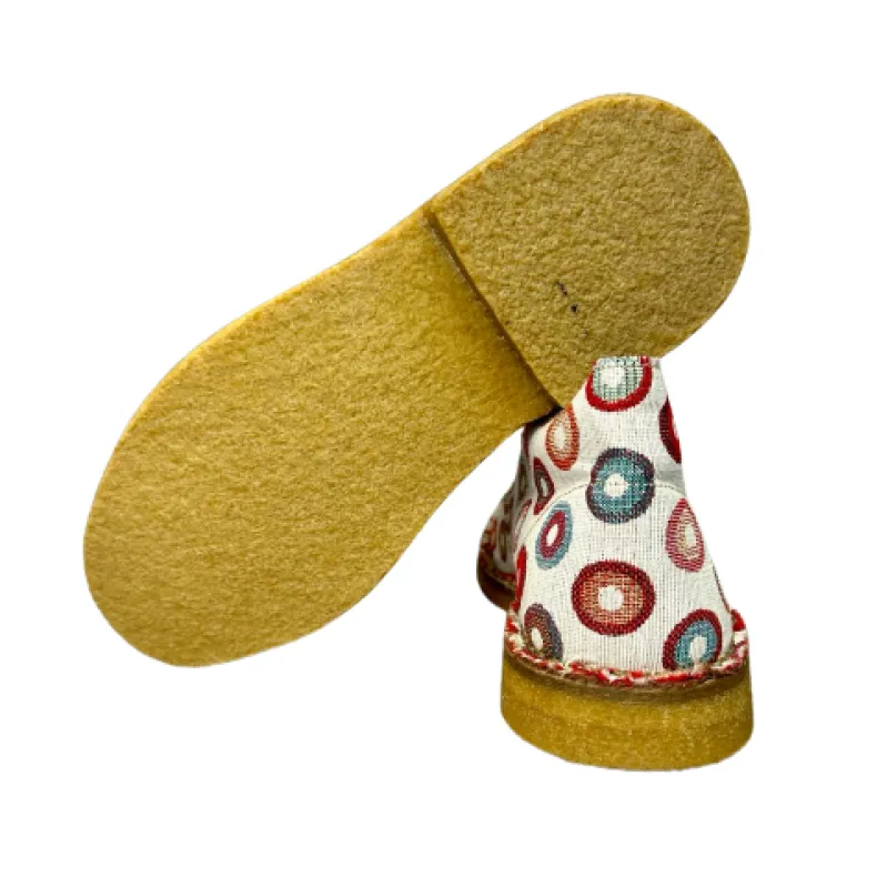 Handmade Ankle Boots Circles