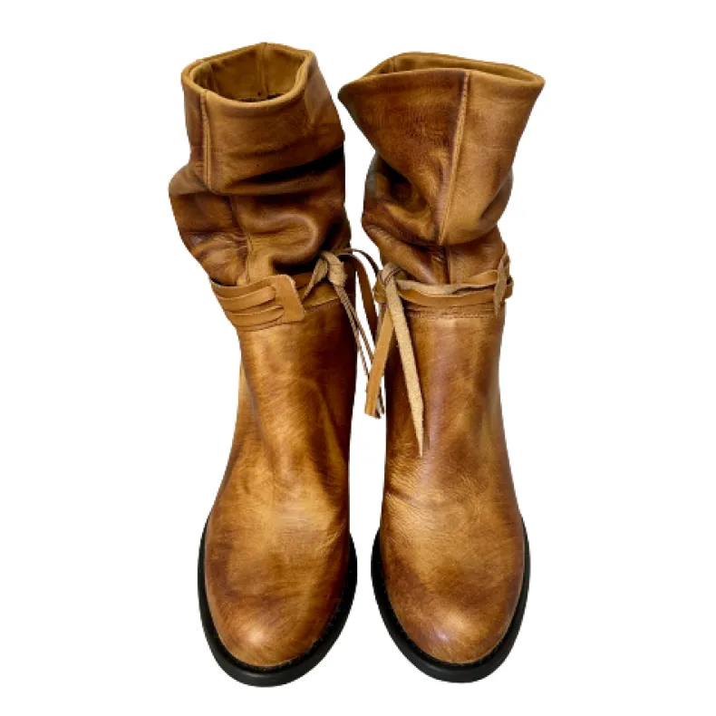 Handmade Brushed Leather Boot