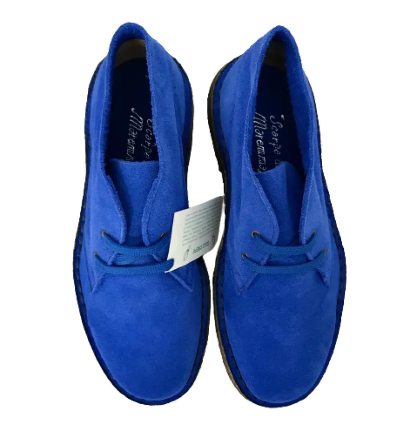 Handmade Electric Cobalt Ankle Boot