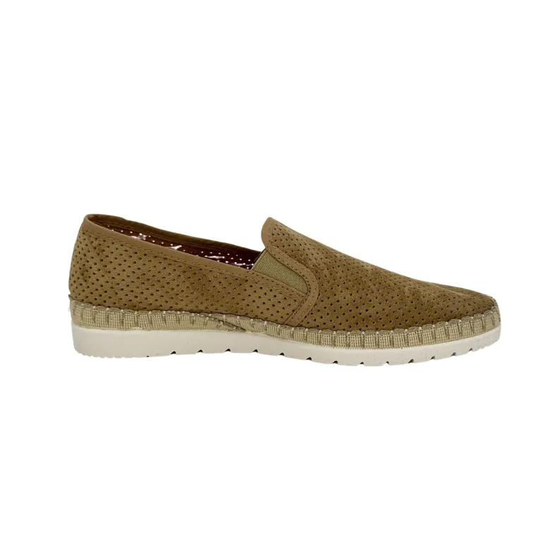 Handmade Espadrilles In Taupe Verbenas Suede