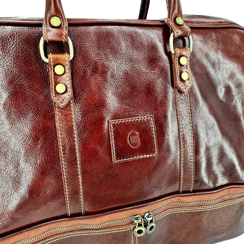 Handmade Travel Bag With Bottom