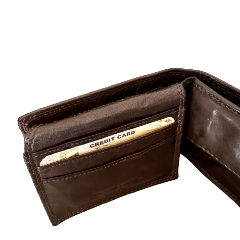 Handmade Wallet In Washed Leather S
