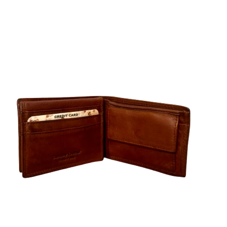 Handmade Wallet In Washed Leather S
