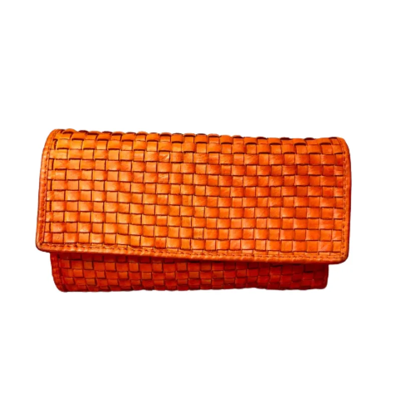 Handmade Wallet In Woven Leather