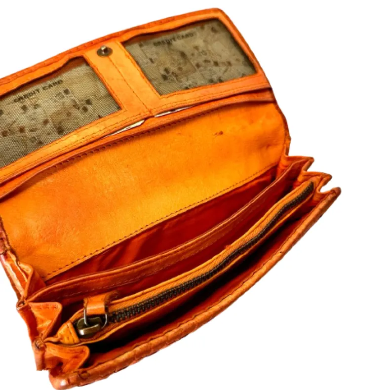 Handmade Wallet In Woven Leather