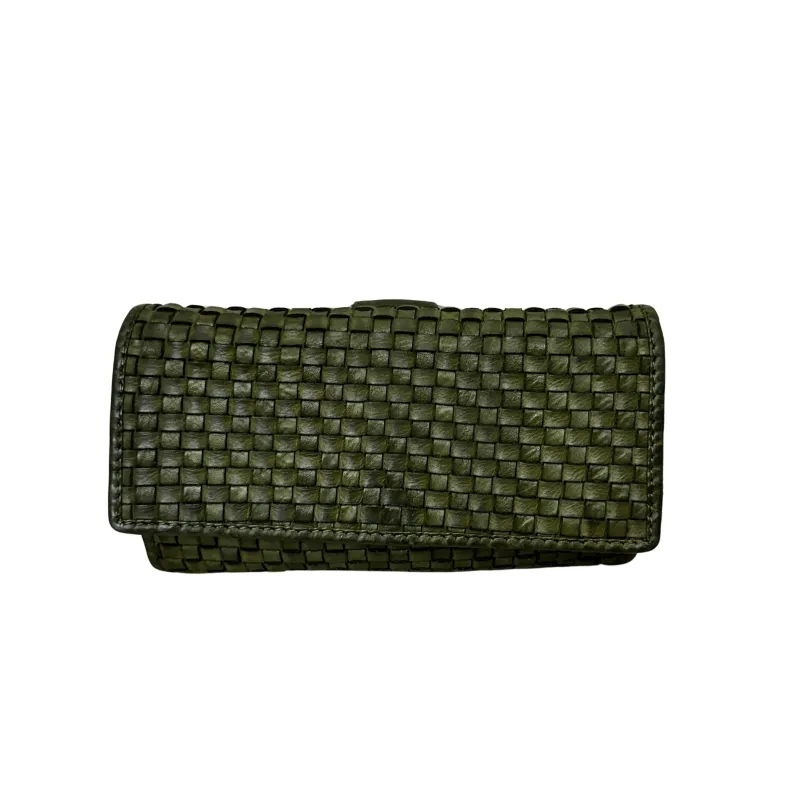 Handmade Wallet In Woven Leather