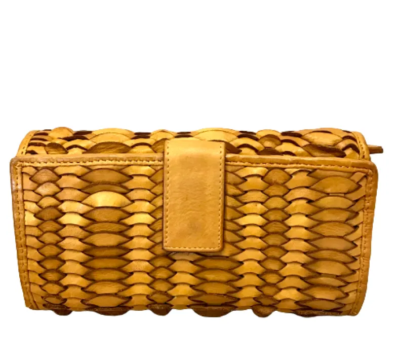 Handmade Wallet In Woven Leather