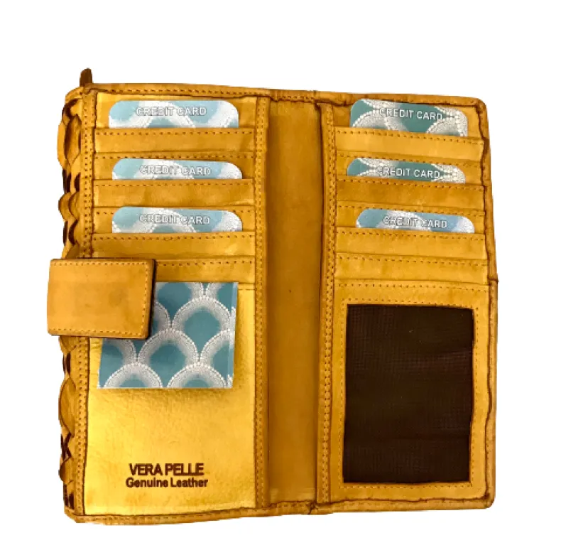 Handmade Wallet In Woven Leather