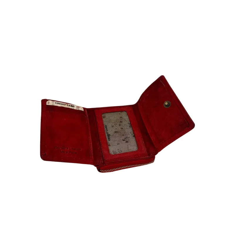 Handmade Wallet In Washed Leather