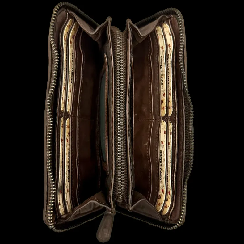 Handmade Wallet In Woven Leather