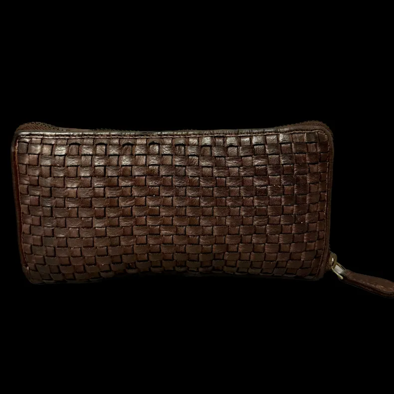 Handmade Wallet In Woven Leather