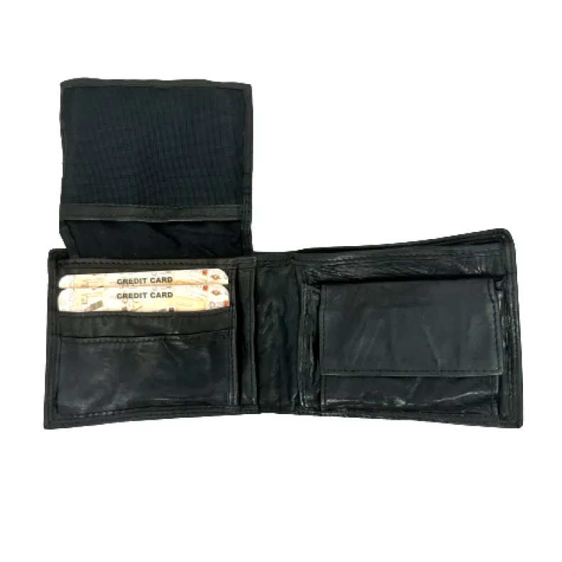 Handmade Wallet In Washed Leather