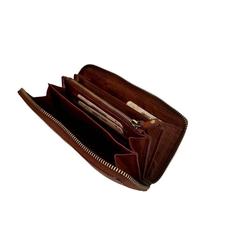 Handmade Wallet In Washed Leather