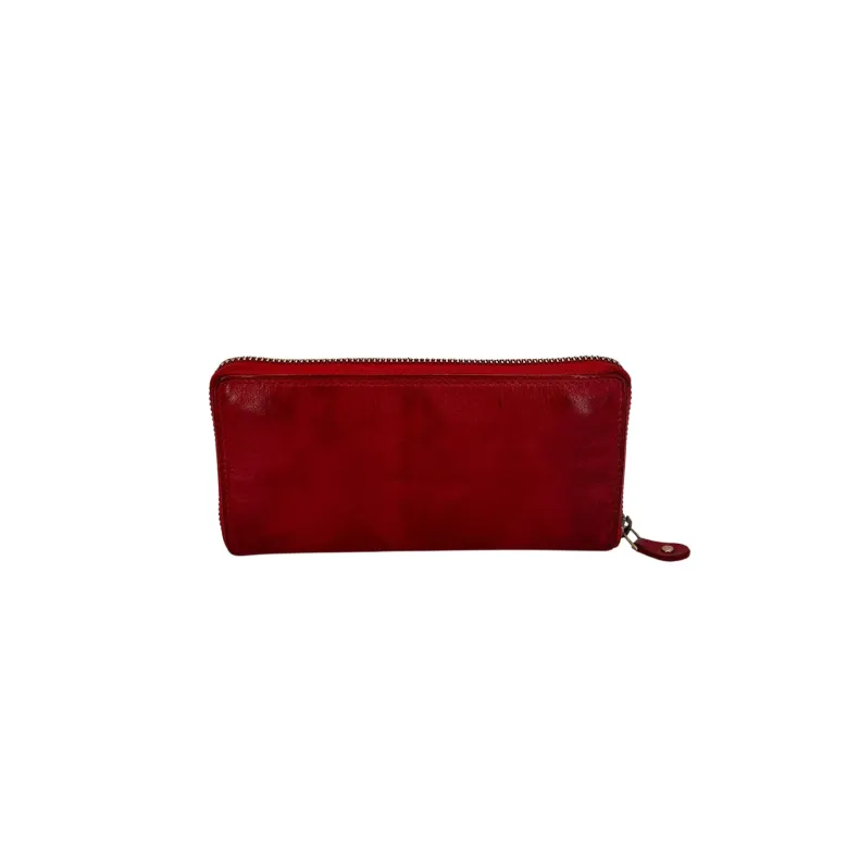 Handmade Wallet In Washed Leather