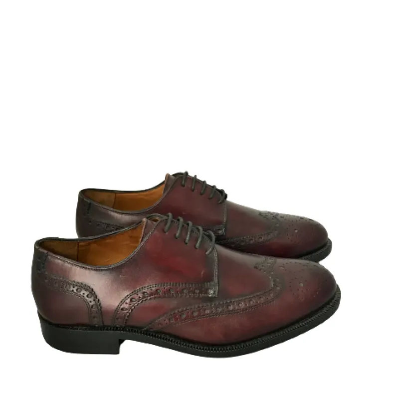 Lace-up In Leather With Leather Sole - Duilio 3 Bordeaux