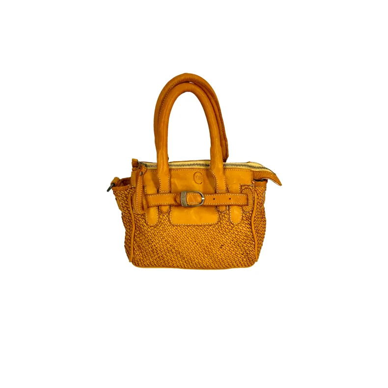 Lili Minibag – Woven Leather