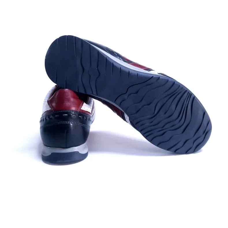 Low Sneakers In White Leather